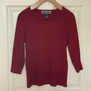 Karen Scott Long Sleeve Top